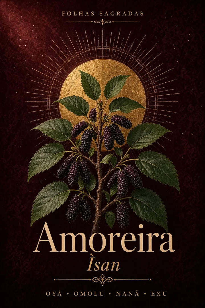 Arte de Amoreira da edição Folhas Sagradas