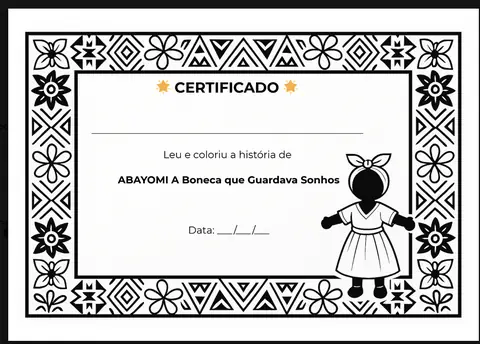 Certificado da criança